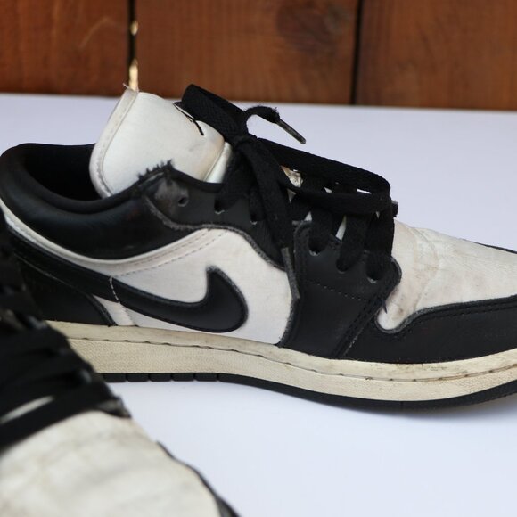 Nike Air Jordan 1 Low SE Vintage Panda Sail Black Womens Sizes - Women Size 7 - Picture 7 of 12